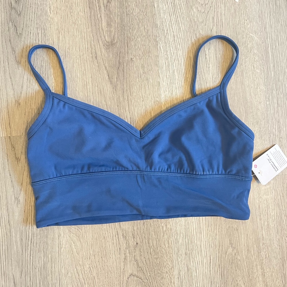 Lululemon Align Sweetheart Sports Bra Pitch Blue 10